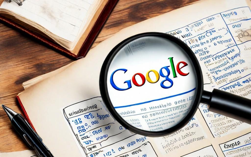 google in magnifying glass